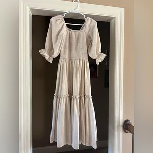 Ivy City Co Lani Dress in Cream